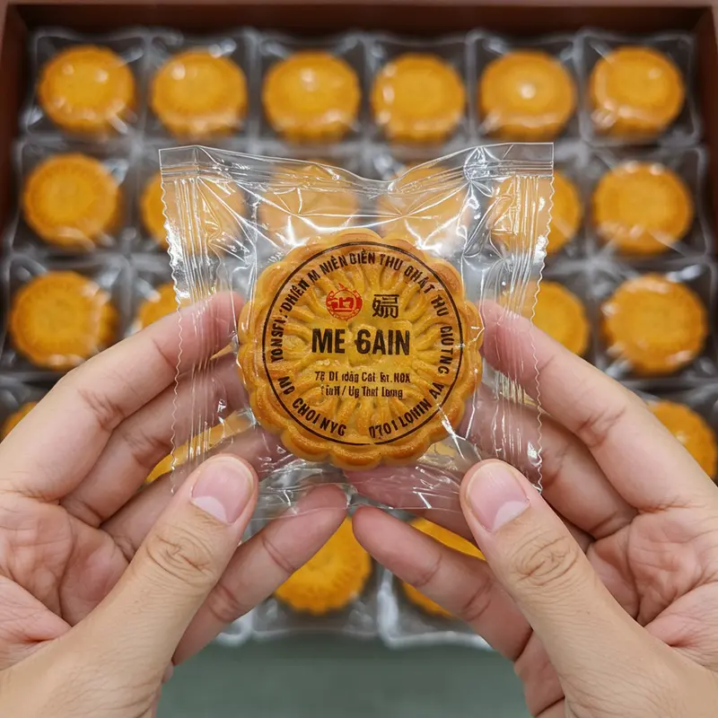 Sản phẩm bánh trung thu mini được đóng gói đạt chuẩn và hàng trôi nổi kém chất lượng.