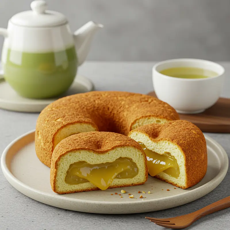 Bánh Trung Thu lava ăn kiêng với lớp nhân tan chảy hấp dẫn.