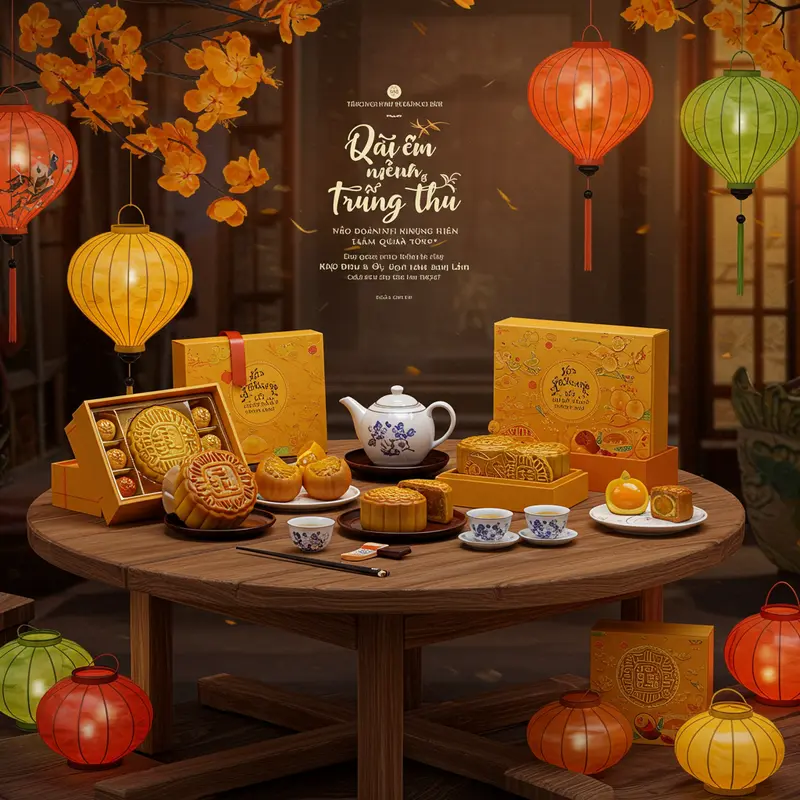 Bánh trung thu mang ý nghĩa sum vầy, là lựa chọn quà tặng sang trọng cho doanh nghiệp.