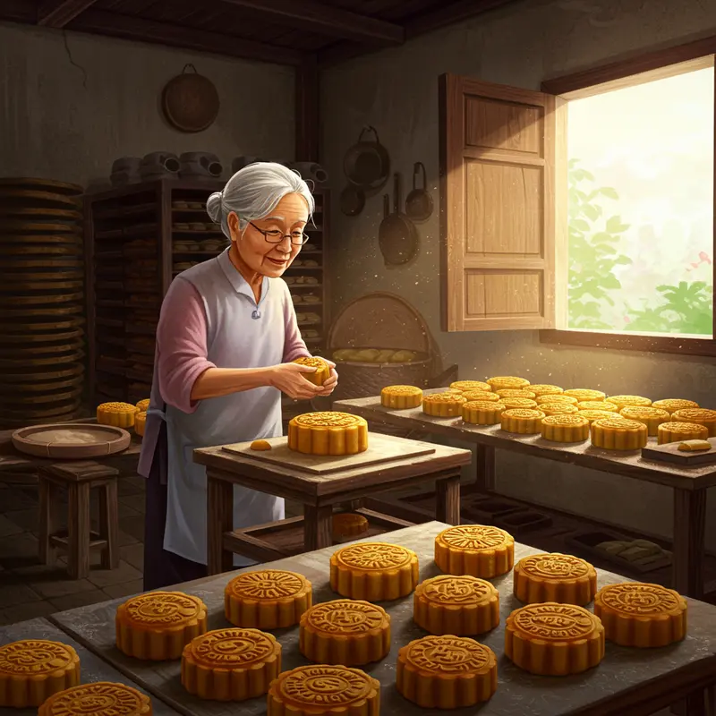 Nguyên liệu đặc sắc tạo nên bánh Trung Thu Quảng Ninh.