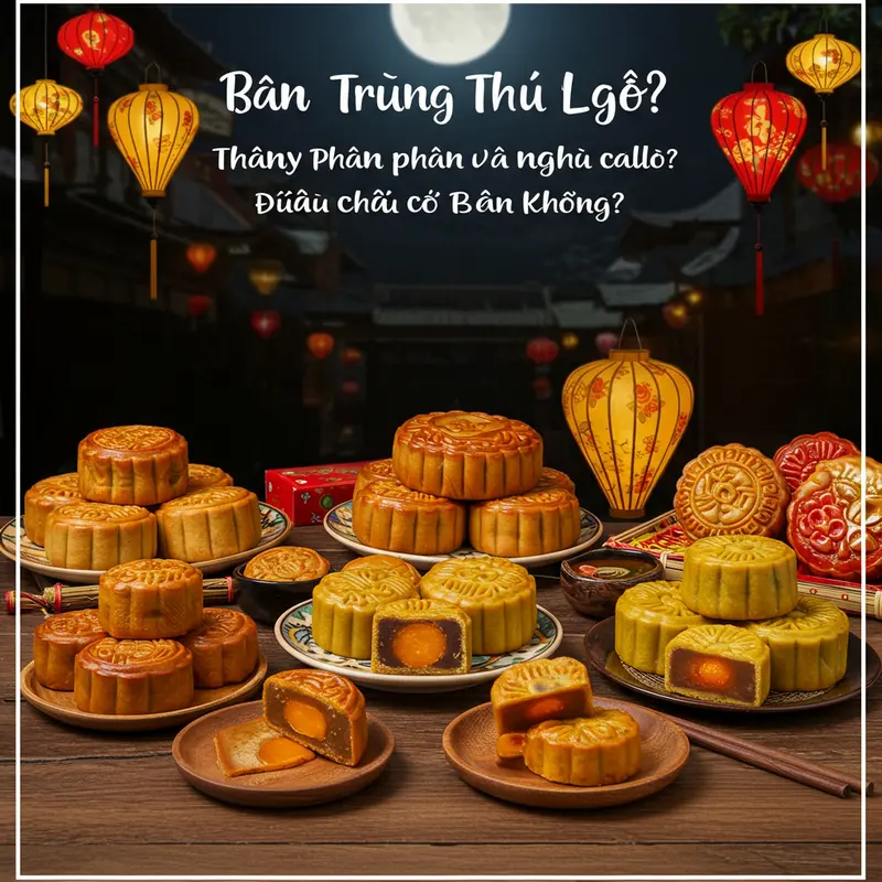 Đa dạng bánh Trung Thu truyền thống với nhiều loại nhân khác nhau.