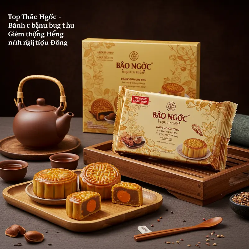 Bánh Trung Thu nhân ít đường và nguyên liệu tự nhiên, an toàn cho sức khoẻ.