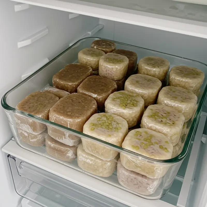 Nguyên liệu tươi ngon là nền tảng cho nhân bánh mịn dẻo.