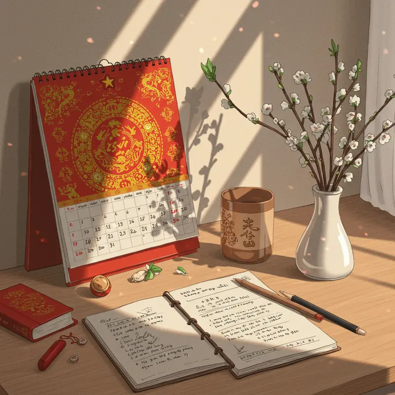 Gia chủ đón vị khách đầu tiên xông đất dịp Tết trong không khí ấm áp, rộn ràng.