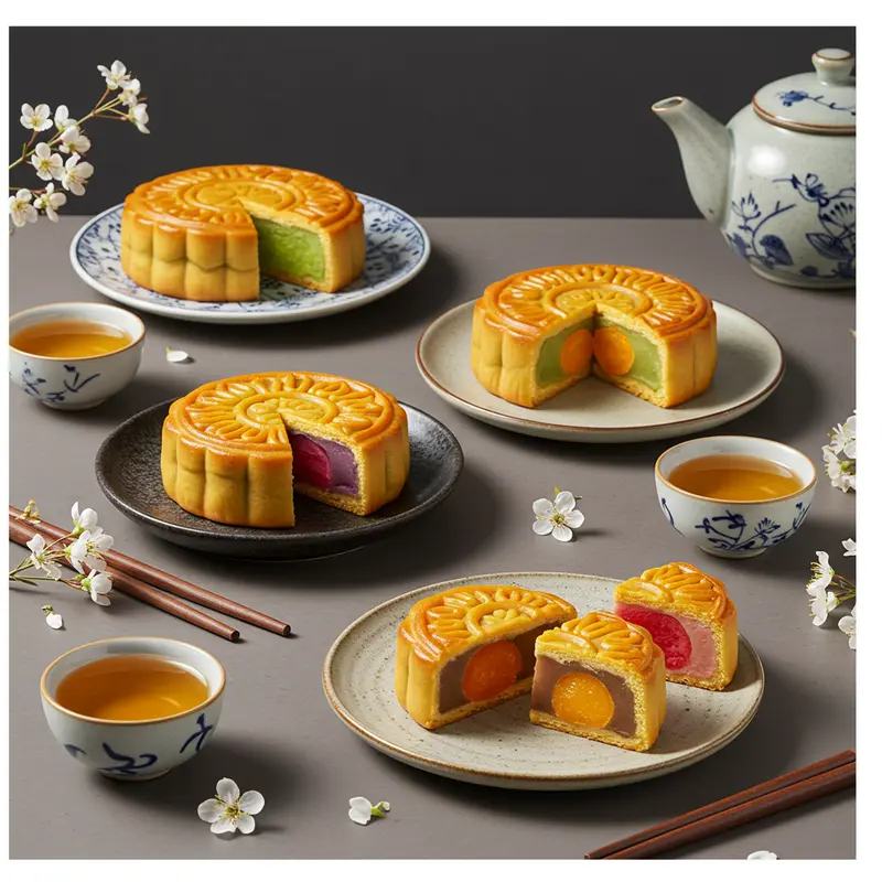 Nguyên liệu truyền thống làm nên nhân thập cẩm đặc sắc.