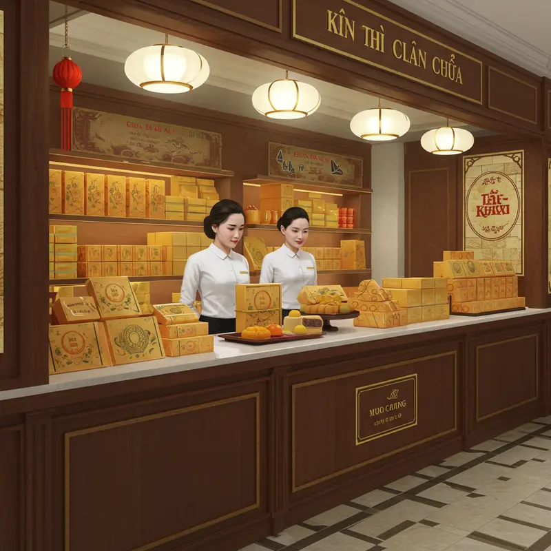 Bánh trung thu lava thật với nhân trứng chảy hấp dẫn và hộp quà sang trọng.