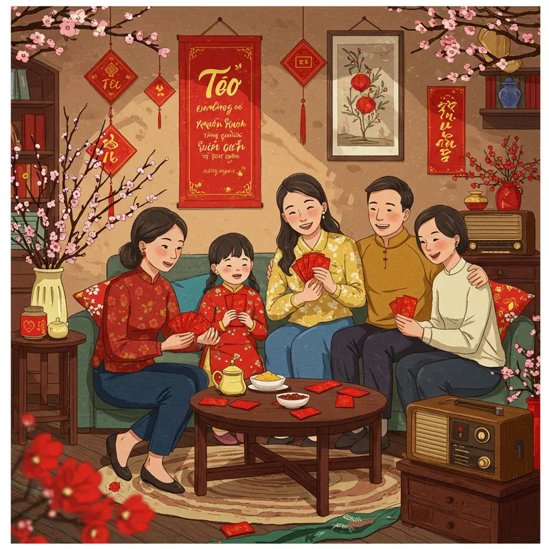 Dân ca truyền thống được trình diễn trong dịp Tết cổ truyền Việt Nam.