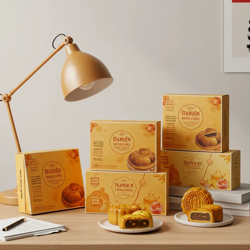 Không khí trao tặng bánh Trung thu ấm áp trong doanh nghiệp.