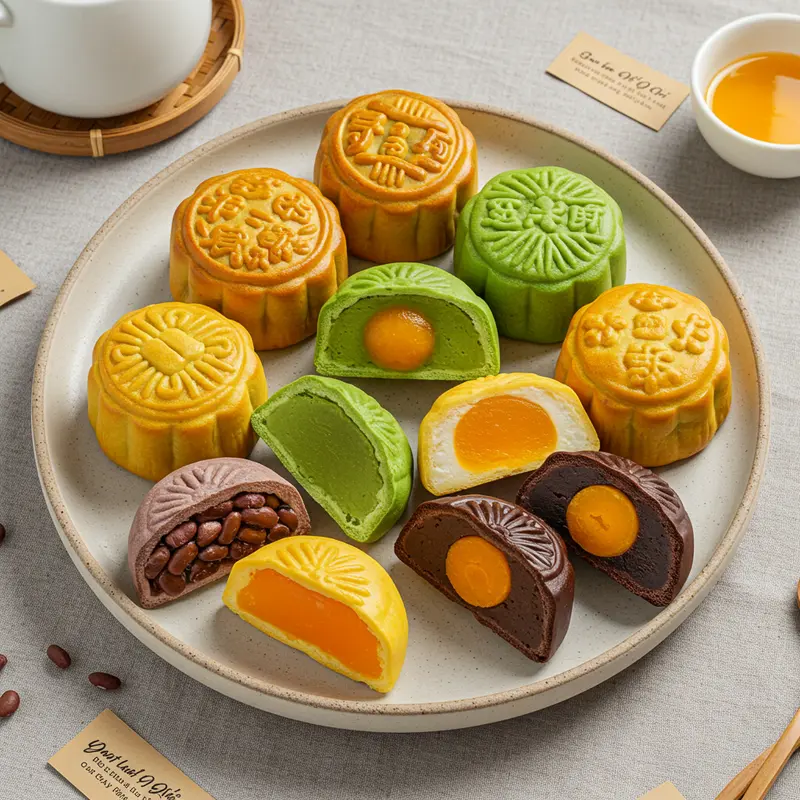 Bánh Trung Thu Mochi kết hợp cảm hứng Nhật Bản và truyền thống Việt.