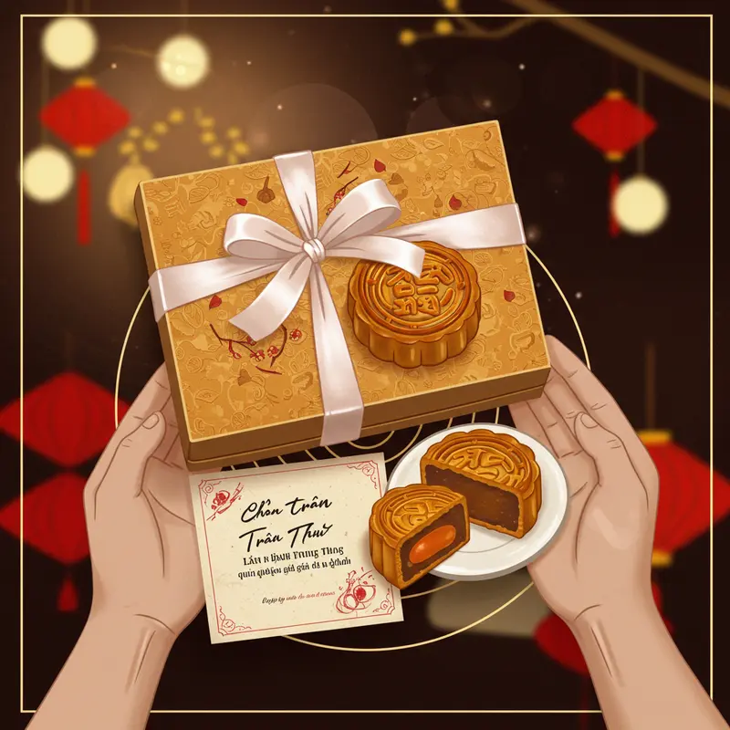 Gia đình Việt cùng quây quần bên bàn bánh Trung Thu, chia sẻ khoảnh khắc sum vầy.