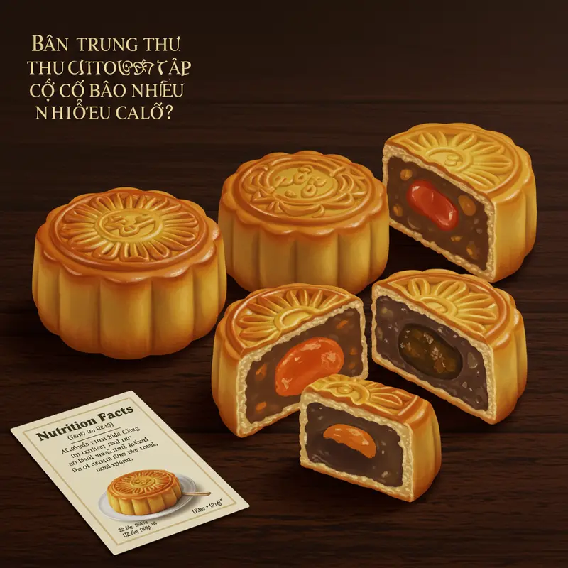 Bánh trung thu cao cấp với nhiều loại nhân hiện đại và truyền thống.