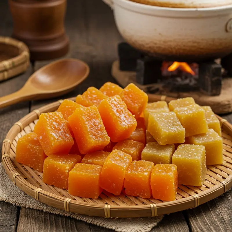 Chuẩn bị mứt sạch sẽ, rửa và ngâm để sơ chế nhân bánh Trung Thu.