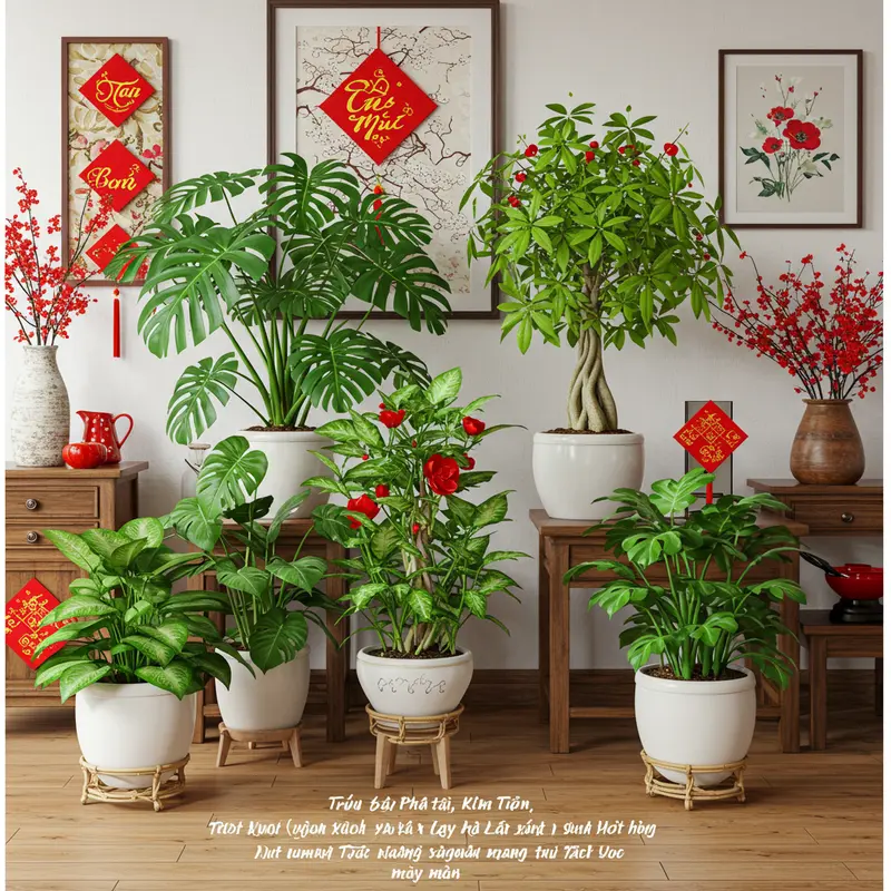 Hoa đào và mai vàng – sắc xuân rực rỡ, biểu tượng Tết ba miền.