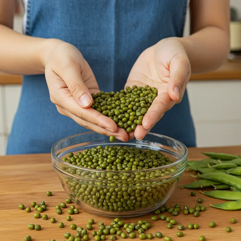 Nguyên liệu hữu cơ đa dạng, chuẩn bị làm nhân bánh Trung Thu.