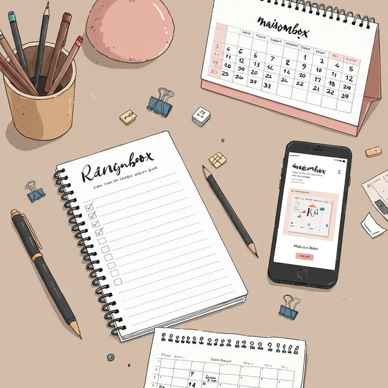 Bộ quà tặng cao cấp bày biện tinh tế, thể hiện sự chuẩn bị chu đáo khi đặt hàng sớm.