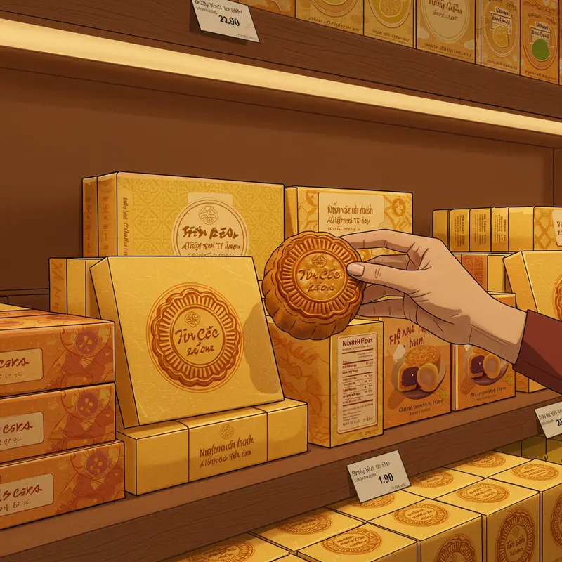 Bánh trung thu cao cấp với nhiều loại nhân hiện đại và truyền thống.