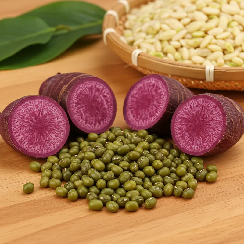 Nguyên liệu tươi ngon là nền tảng cho nhân bánh mịn dẻo.