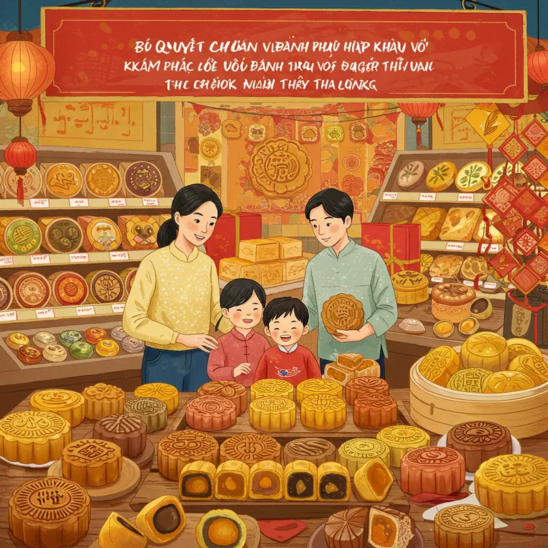 Bánh trung thu truyền thống: vỏ nướng và vỏ dẻo tinh tế.