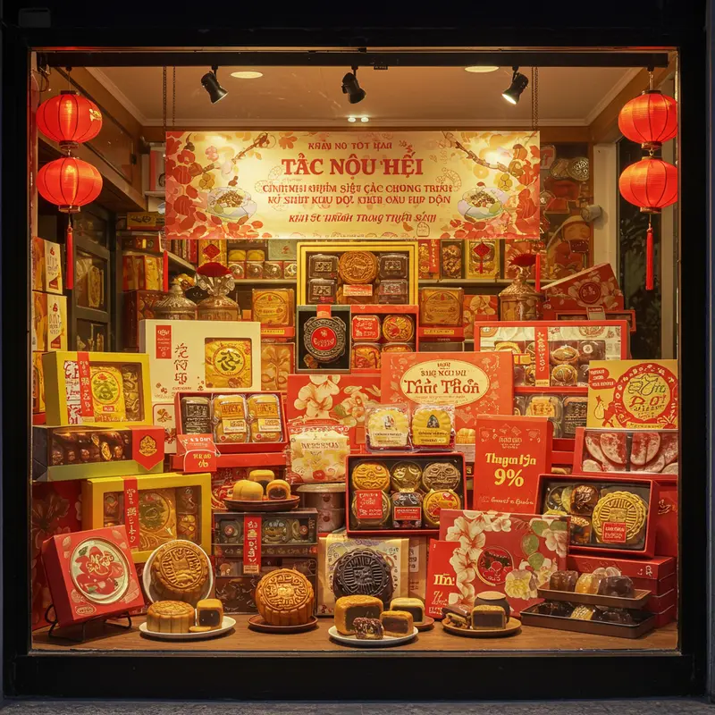 Bánh Trung Thu đa dạng với quà tặng ưu đãi khi đặt trước.