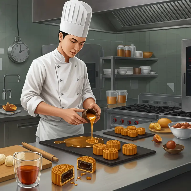 Bánh Trung Thu truyền thống và hiện đại hòa quyện trên bàn tiệc rực rỡ.