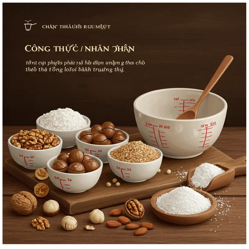 Óc chó, macca và hạnh nhân – ba loại hạt dinh dưỡng cho nhân bánh trung thu