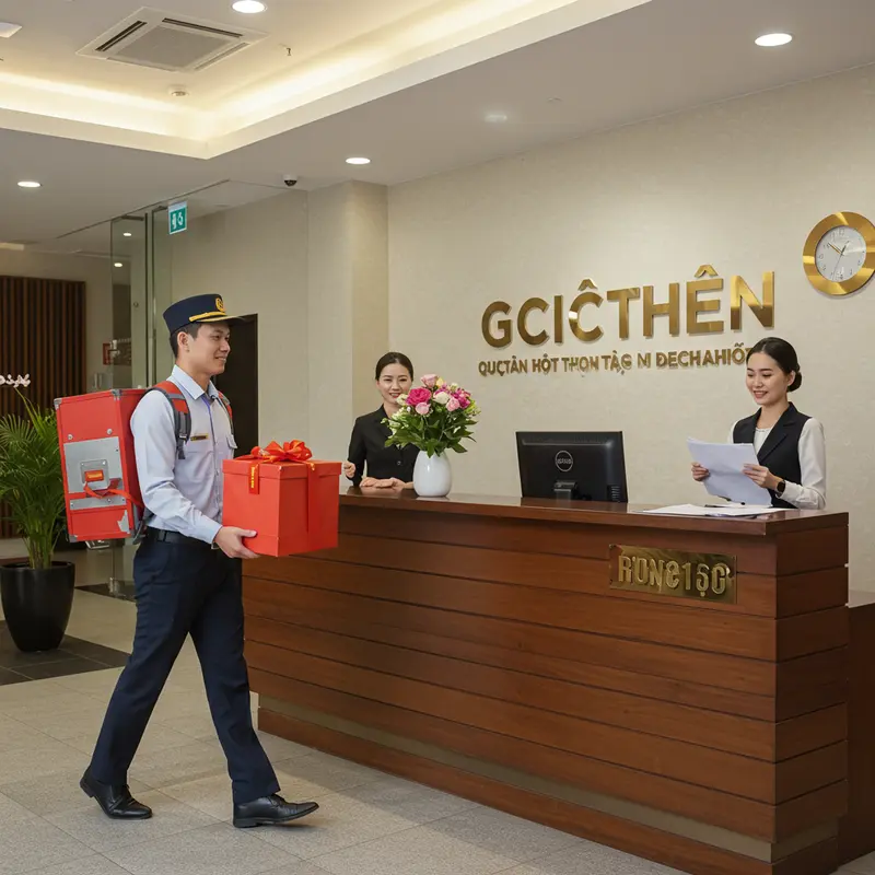 Hộp quà cao cấp tượng trưng cho sự tri ân khách hàng.