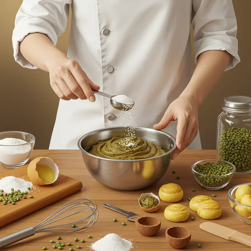 Nguyên liệu tự nhiên phong phú giúp nhân bánh trung thu đậm đà hương vị mà không cần nhiều đường.