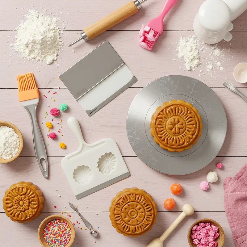 Khuôn bánh Trung Thu đa dạng với hoa văn sắc nét – yếu tố tạo hình đặc trưng cho bánh lava.