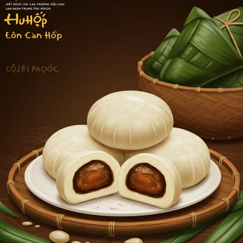Khay bánh trung thu mochi nhiều màu sắc, vỏ mềm mịn, nhân đẹp mắt, bày trên bàn cùng trà và hoa.