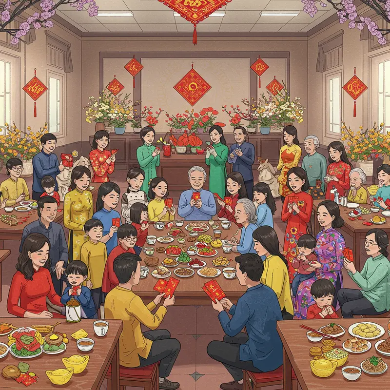 Người Việt trang trí nhà cửa, chuẩn bị không khí Tết tại nước ngoài.