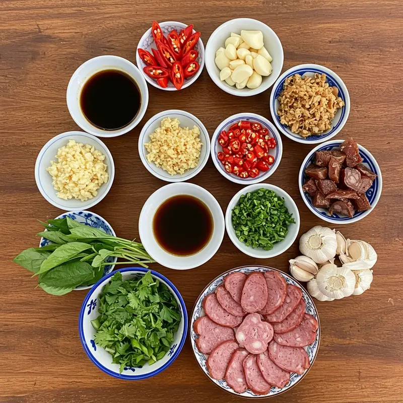 Mâm cơm Tết sum vầy đậm phong vị miền Trung.