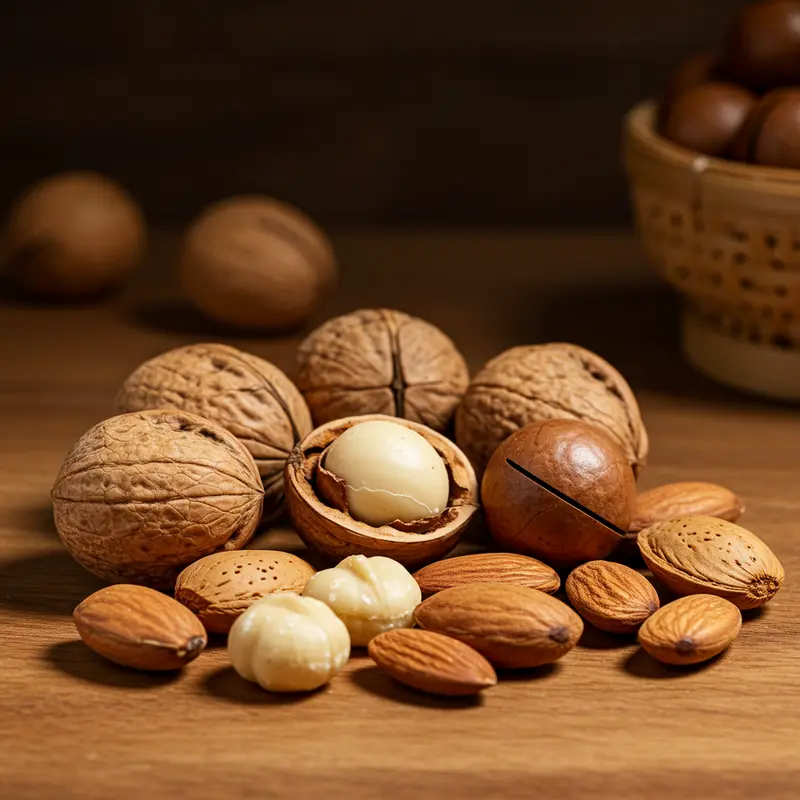 Óc chó, macca và hạnh nhân – ba loại hạt dinh dưỡng cho nhân bánh trung thu