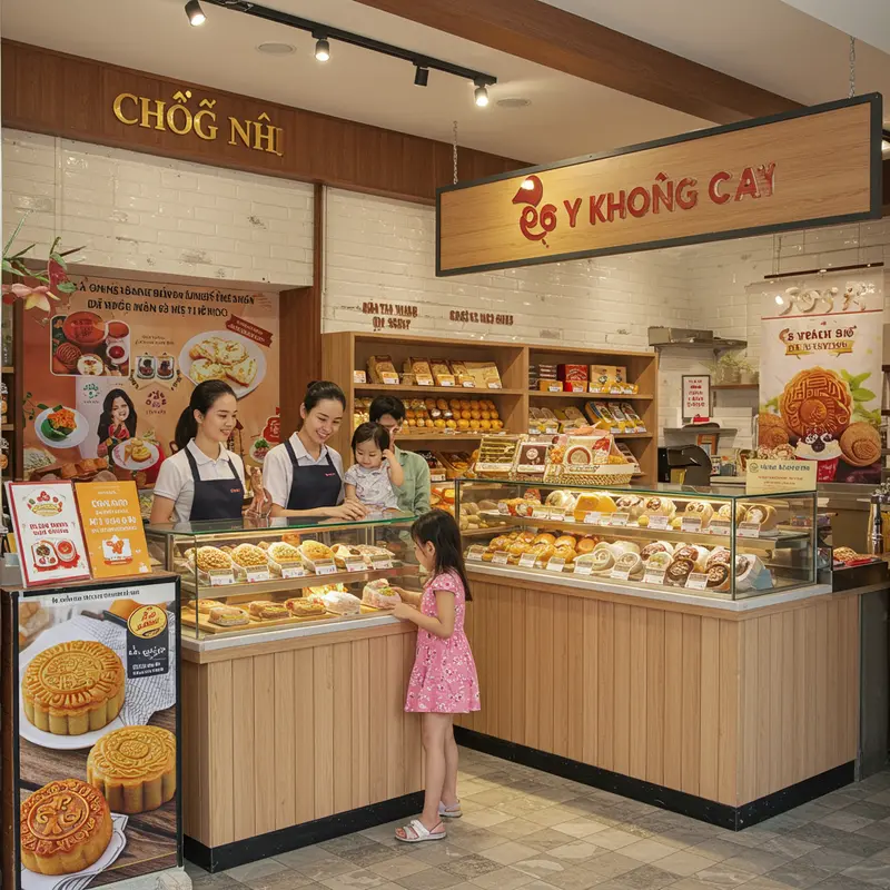 So sánh bánh Trung Thu truyền thống và loại tốt cho người tiểu đường.