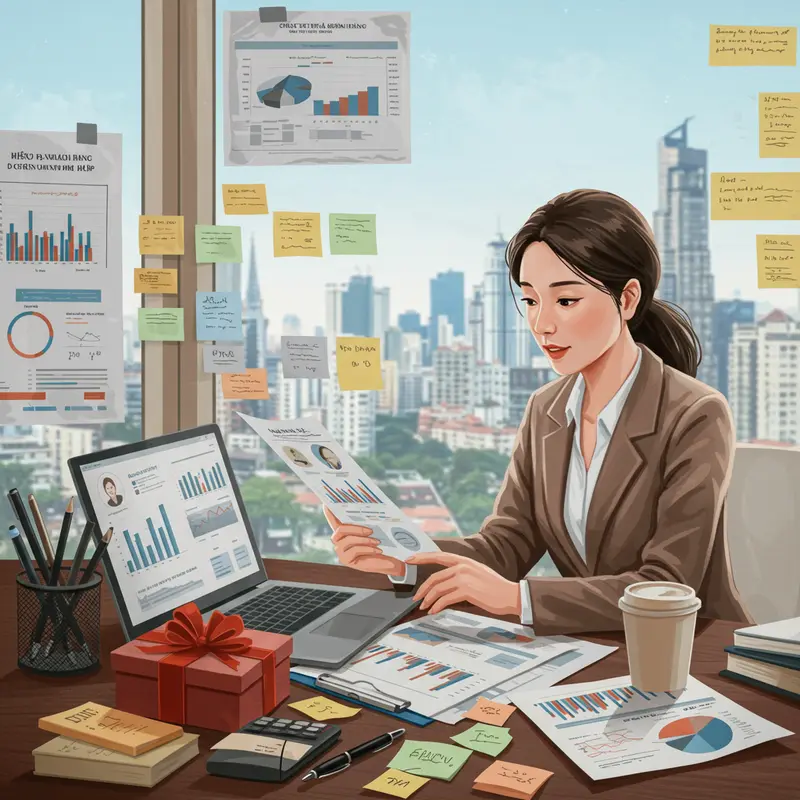 Hộp quà cao cấp tượng trưng cho sự tri ân khách hàng.