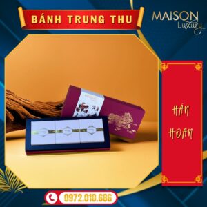 Hộp Bánh Trung Thu Maison - Hộp 3 bánh