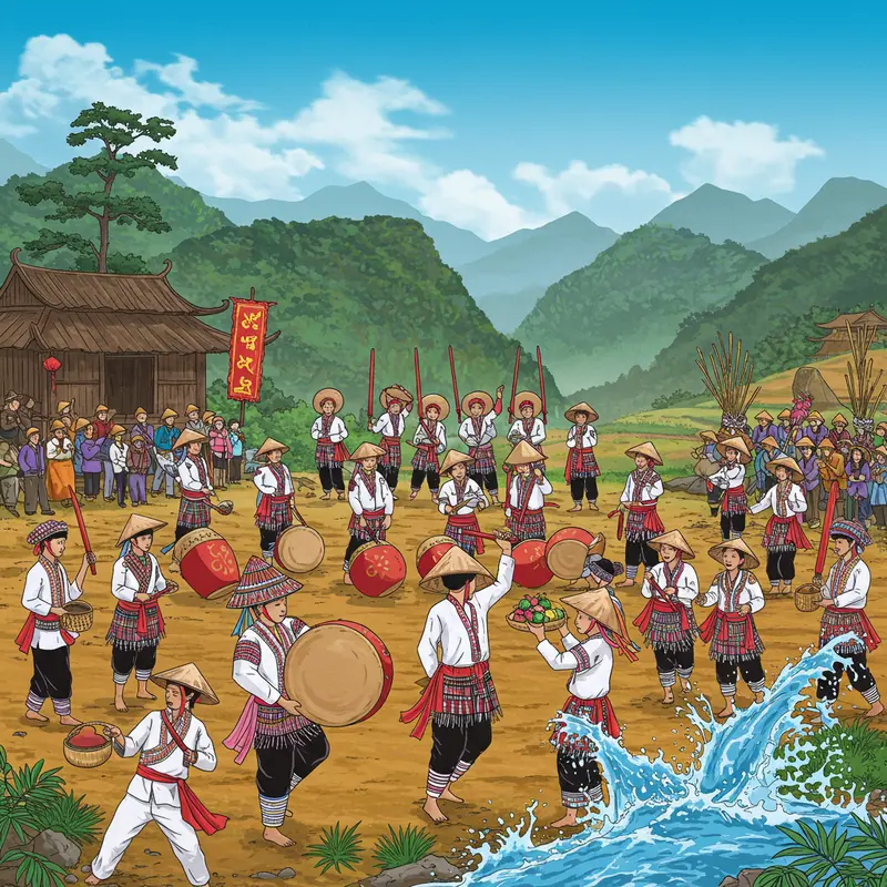 Gia đình Việt sum vầy đón giao thừa cùng pháo hoa rực rỡ và nghi lễ truyền thống.