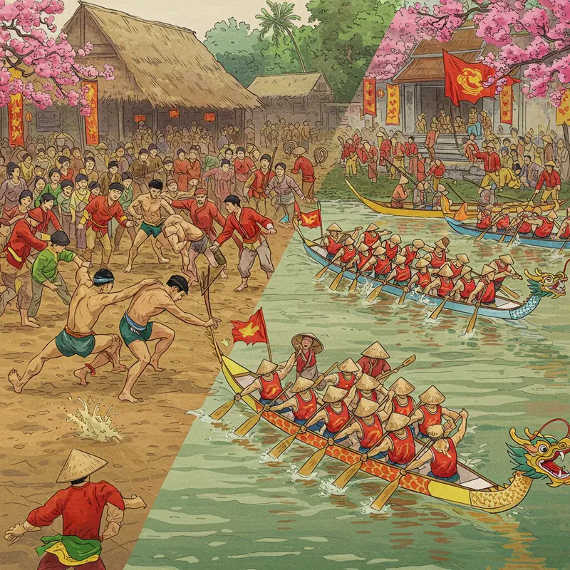 Gia đình Việt sum vầy đón giao thừa cùng pháo hoa rực rỡ và nghi lễ truyền thống.