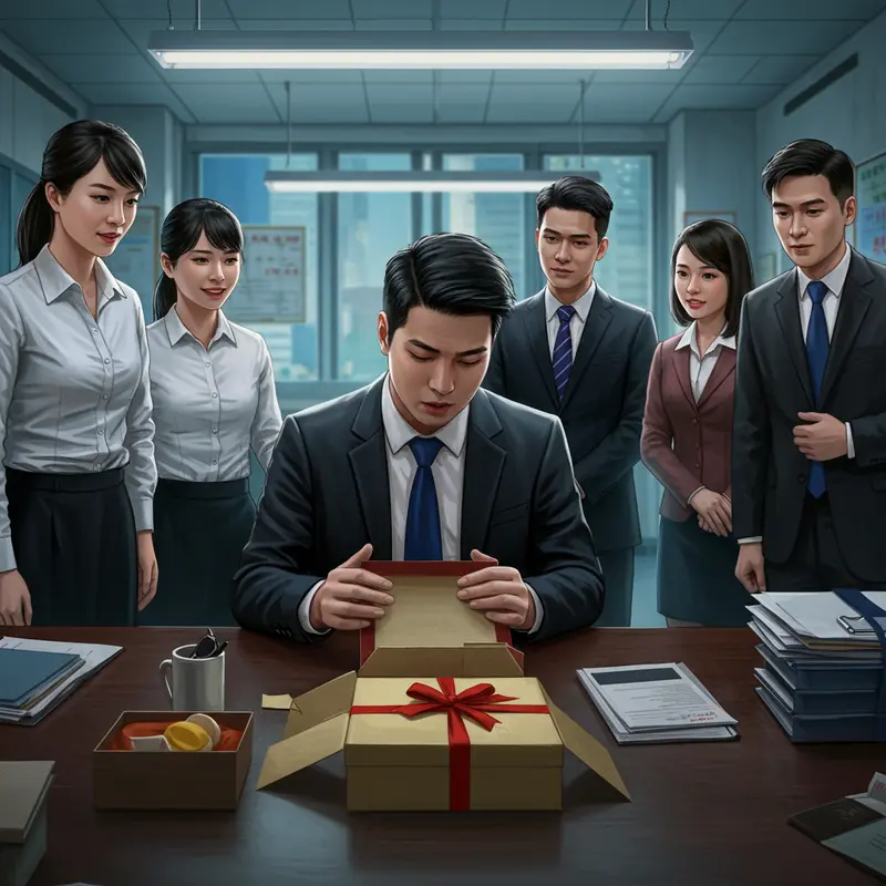 Nhân viên mới được đồng nghiệp chào đón cùng món quà ý nghĩa.