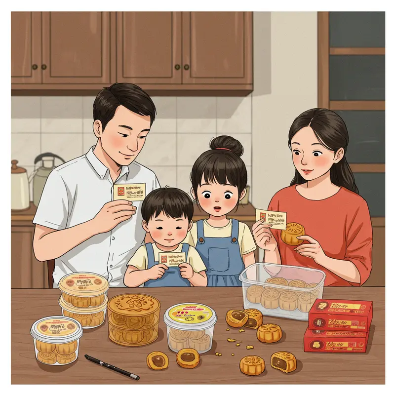 Sản phẩm bánh trung thu mini được đóng gói đạt chuẩn và hàng trôi nổi kém chất lượng.