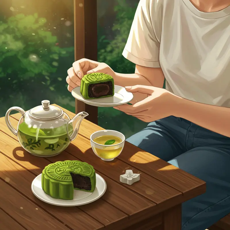 Bánh Trung Thu lava ăn kiêng với lớp nhân tan chảy hấp dẫn.