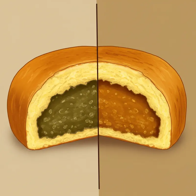 Bánh nướng vàng ươm và bánh dẻo trắng ngần với nhân đa dạng trên mâm cỗ Trung Thu.