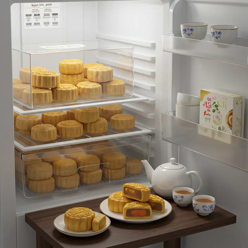 Bánh Trung Thu mochi đủ màu sắc, tròn đều, mịn màng được bày biện đẹp mắt.