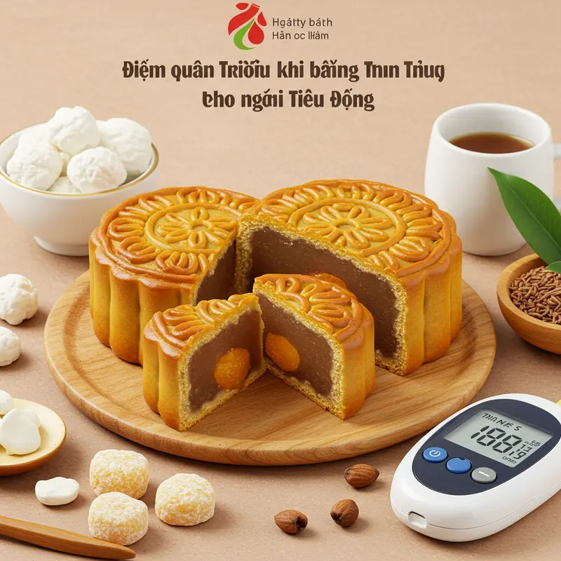 Bánh Trung Thu nhân ít đường và nguyên liệu tự nhiên, an toàn cho sức khoẻ.