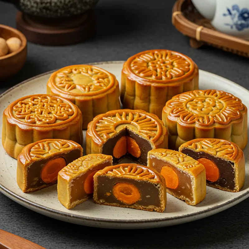 Hộp bánh Trung Thu sang trọng tôn vinh giá trị quà tặng doanh nghiệp.