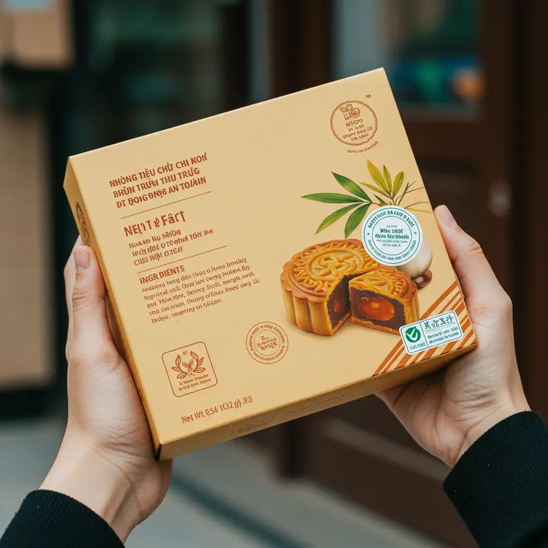 Người cao tuổi thưởng thức bánh Trung Thu ít đường trong không gian ấm áp.