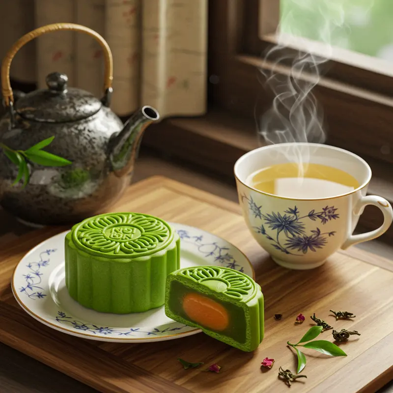Bột matcha tươi sáng và trà xanh hiện đại – nguồn cảm hứng của giới trẻ.