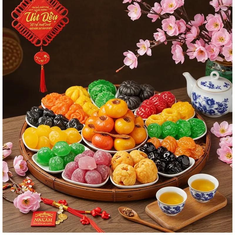 Gia đình Việt quây quần bên mâm cơm ngày Tết với đa dạng món ăn truyền thống.