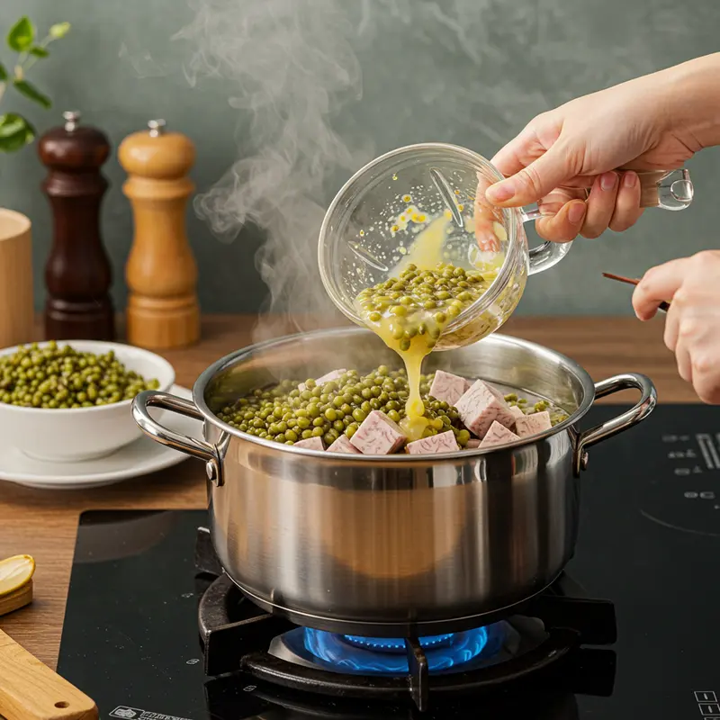 Nguyên liệu tươi ngon là nền tảng cho nhân bánh mịn dẻo.