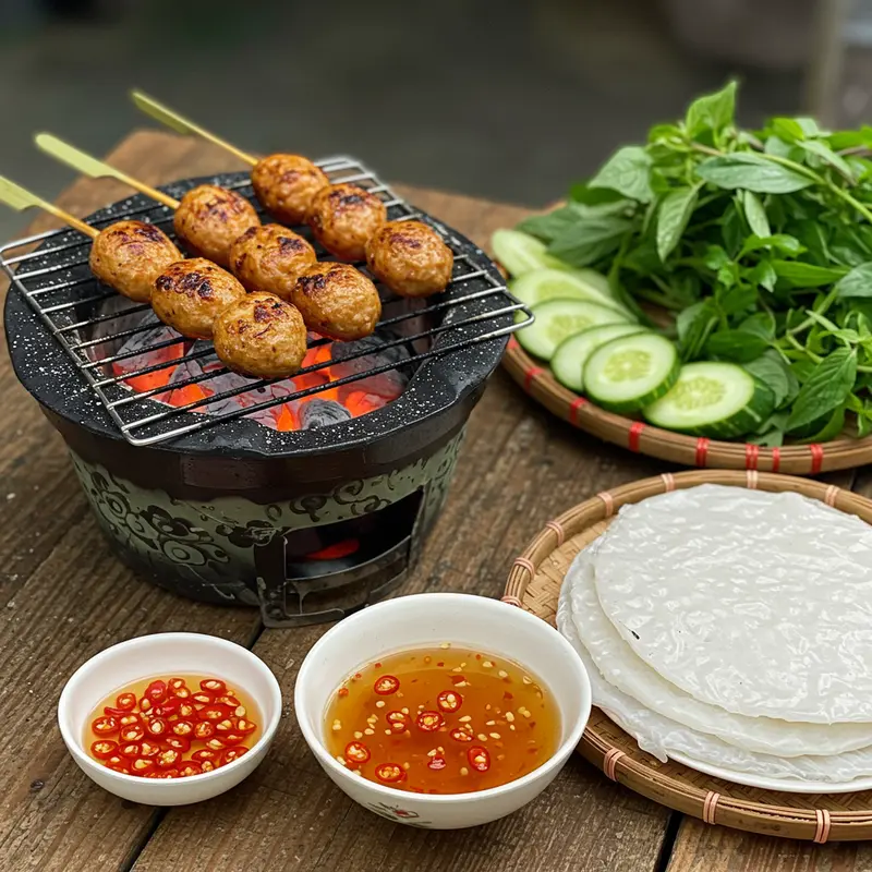 Mâm cơm Tết sum vầy đậm phong vị miền Trung.