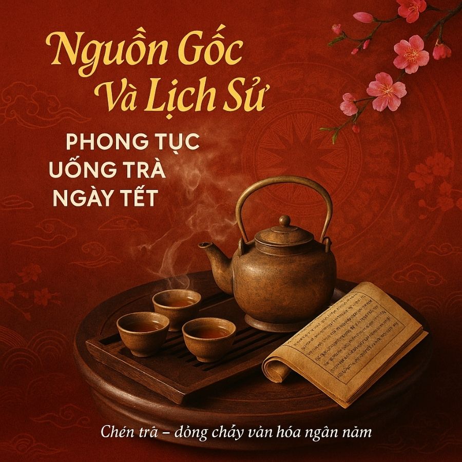 nguồn gốc và lịch sử phong tục uống trà ngày tết